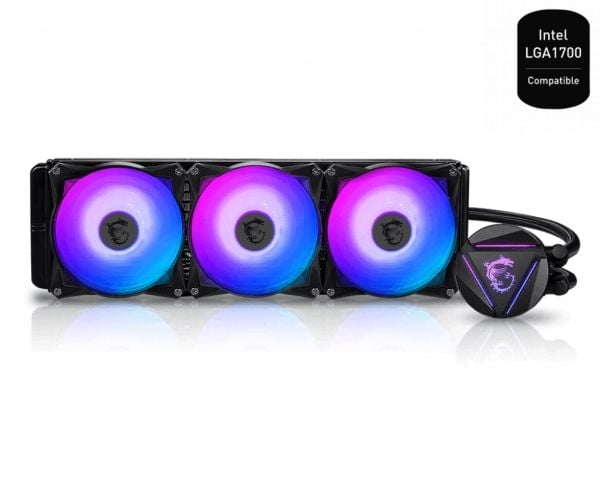 MSI MAG CORELIQUID 360R V2 - Prosessorin nestejäähdytysjärjestelmä - Jäähdyttimen koko: 360 mm - (seuraaville: LGA1156, AM2, AM2+, LGA1366, AM3, LG...