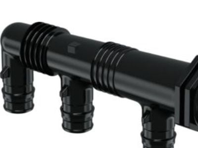 Uponor Q&E fordelerrør nippel PPSU G3/4"MT 3X16 C/C45+35MM