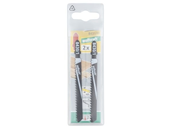 wolfcraft GmbH 8431000, Stikksagblad, Mykt tre, High Carbon Steel (HCS), 7,5 cm, 3 mm, 4 cm