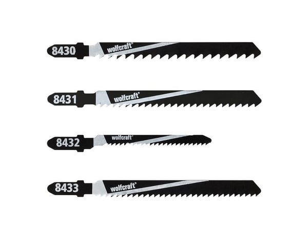 wolfcraft GmbH 8430000, Stikksagblad, Mykt tre, High Carbon Steel (HCS), 10 stykker