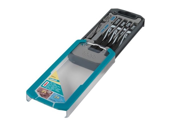 wolfcraft GmbH 8630000, Kuviosahanterä, Alumiini, Pehmeä puu, Ruostumaton teräs, Pelti, Kirjometalli, Hiiliteräs (HCS), Pikateräs (HSS), 10 kpl