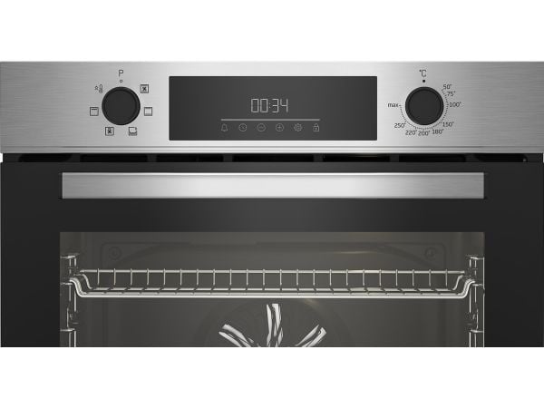Beko BBIE123001XD, Medium, Elektrisk ovn, 72 l, 2400 W, 72 l, Damp