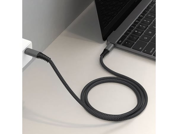 4smarts 456267, 3 m, USB C, USB C, 0,48 Gbit/s, Sort