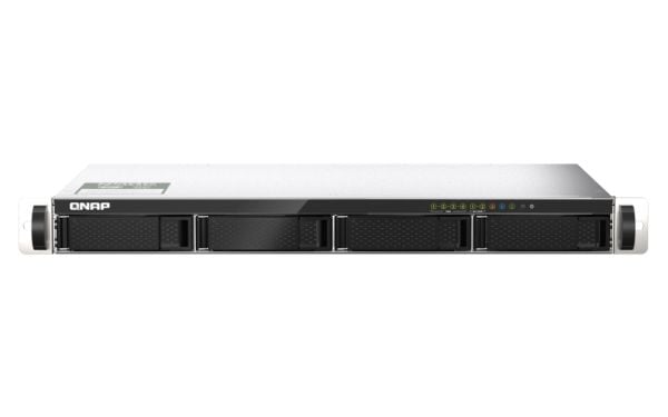 QNAP TS-435XeU - NAS-server - 4 brønner - kan monteres i rack - SATA 6Gb/s - RAID 0, 1, 5, 6, 10, JBOD - RAM 4 GB - 2.5 Gigabit Ethernet / 10 Gigab...