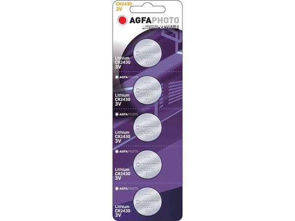 Agfa CR2430-batteri 5-pack