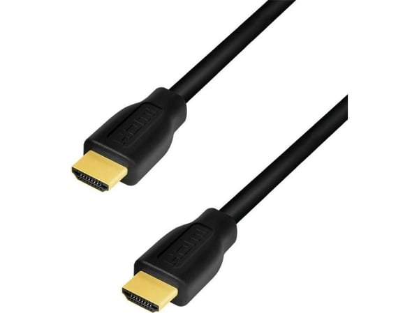 LogiLink CH0102, 3 m, HDMI Type A (Standard), HDMI Type A (Standard), 3D, 14,4 Gbit/s, musta