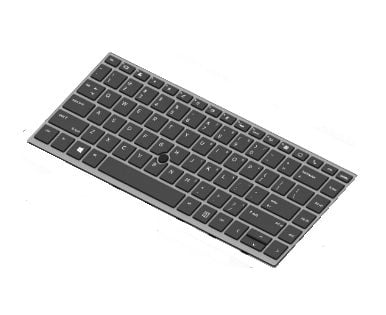 HP L14378-131, Tastatur, Portugisisk, Bakgrunnsbelyst tastatur, HP, EliteBook 745 G5