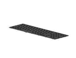 HP - Erstatningstastatur for bærbar PC - med pekepinne, ClickPad - bakbelysning - Fransk - for ZBook Fury 17 G7 Mobile Workstation