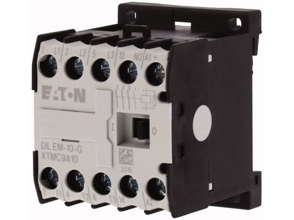 Eaton DILEM-10-G(24VDC), Kontaktor, Sort, Grå, Vekselstrøm, 45 mm, 52 mm, 58 mm