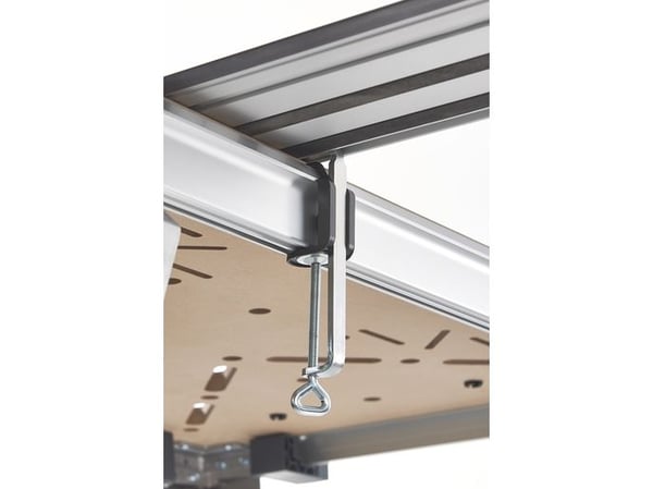 wolfcraft GmbH 6897000, Styreskinnekontakt, Wolfcraft FKS 145, MASTER cut 2600, MASTER work 1600, Aluminium, Sort, Europa