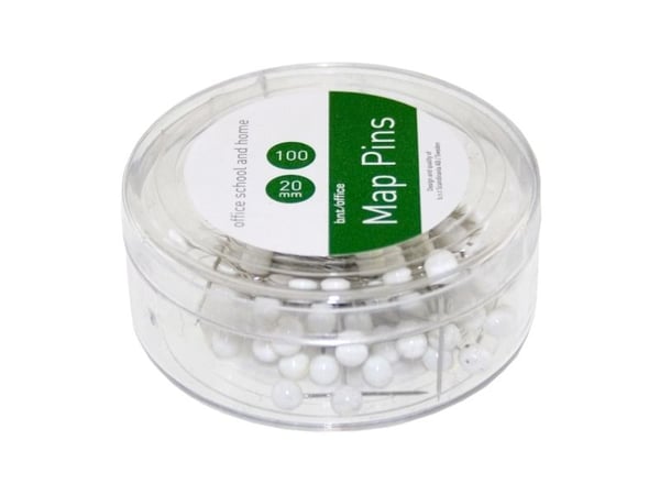 Kortn�le�4x20mmhvid 100stk/pak55x20x55mm 0,019kg (100stk) - (100 stk.)