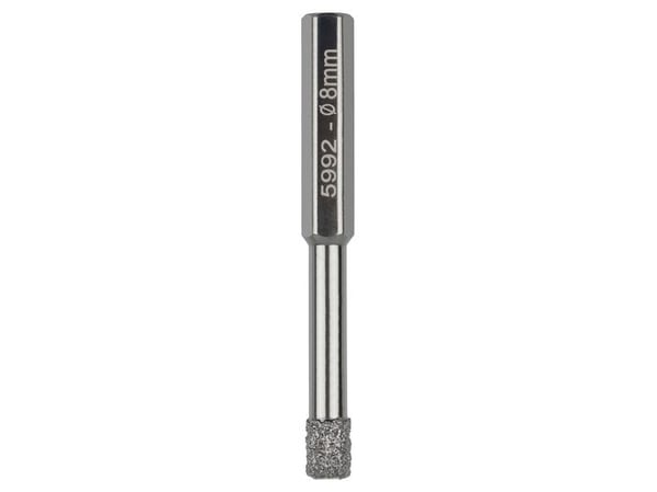 wolfcraft GmbH 4006885599208, Drill, Høyrehåndsrotasjon, 8 mm, 80 mm, Keramisk, Stein, Flis, 4 cm