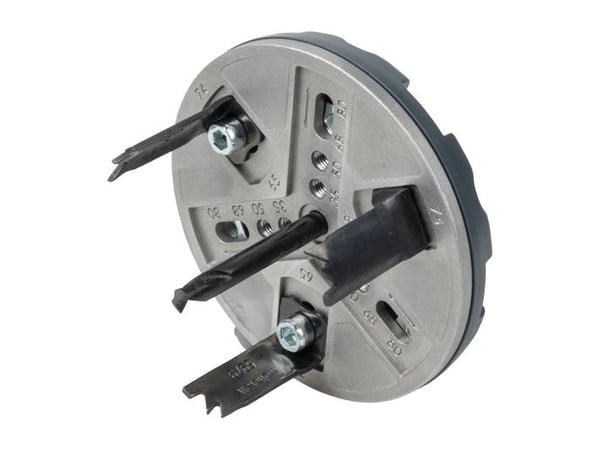 wolfcraft GmbH 5985000, Drill, Hullsag, Høyrehåndsrotasjon, Gipsplater, Kryssfiner, Mykt tre, Panel, 8,5 mm, 3 cm