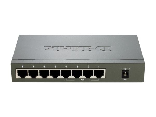 D-Link DES-1008PA, Hallitsematon, Fast Ethernet (10/100), Power over Ethernet -tuki