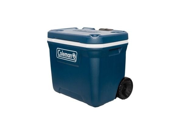 Coleman 50QT Xtreme™ Wheeled Cooler, Blå, Plast, Polyuretan (PU), Sort, 47 l, 113 kg Coleman 50QT Xtreme™ Wheeled Cooler, Blå, Plast, Polyuretan (PU), Sort, 47 l, 113 kg