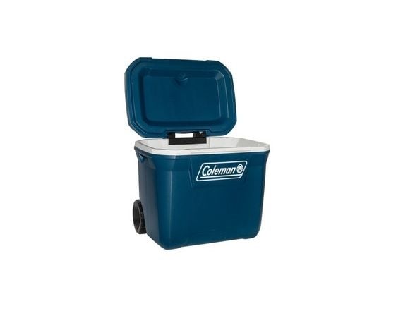 Coleman 50QT Xtreme™ Wheeled Cooler, Blå, Plast, Polyuretan (PU), Sort, 47 l, 113 kg