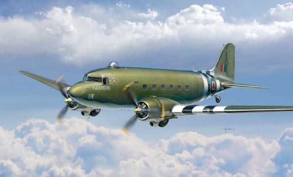 Italeri Dakota Mk.III, Fixed-wing aircraft model, Monteringssats, 1:72, Dakota Mk.III, Hankoppling, Second World War