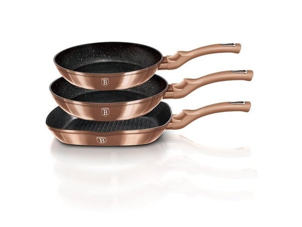 Stekepanne Berlinger Haus Metallic 20 24 28cm 3stk.
