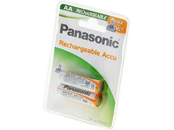 Panasonic HHR-3LVE/2BC - Batteri 2 x AA type - 1000 mAh (pakke med 2)