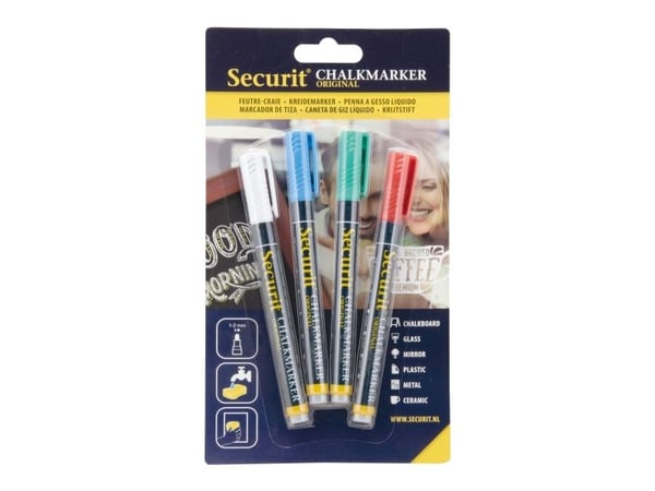 Securit BL-SMA100-V4-COL, Blå, Grønn, Rød, Hvit, Kule, 1 stykker