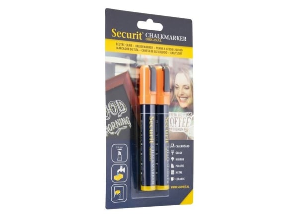 Securit BL-SMA510-OR, Oranssi, Bullet, 2 kpl