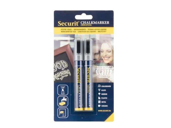 Securit BL-SMA510-SL, hopea, pallo, 2 kpl