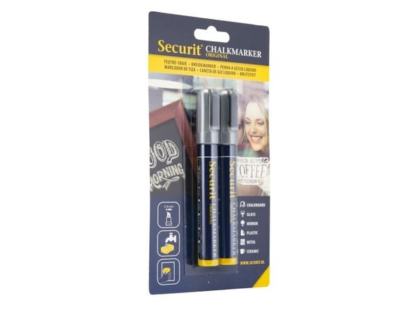 Securit BL-SMA510-SL, hopea, pallo, 2 kpl