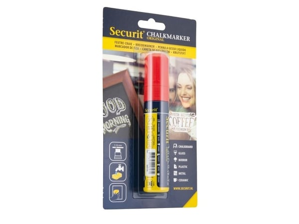 Securit BL-SMA720-RD, Punainen, Neliö, 1 kpl