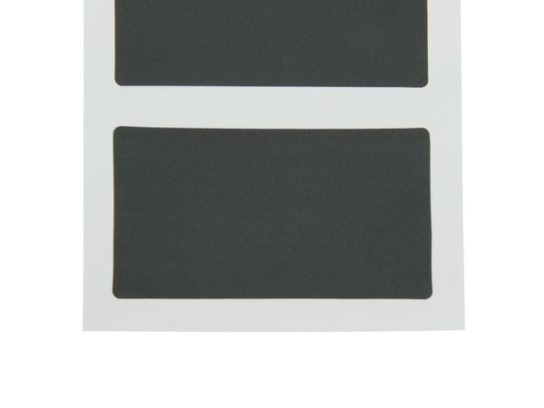 Securit CS-RECT-8, 85 x 50 mm, PVC, Svart