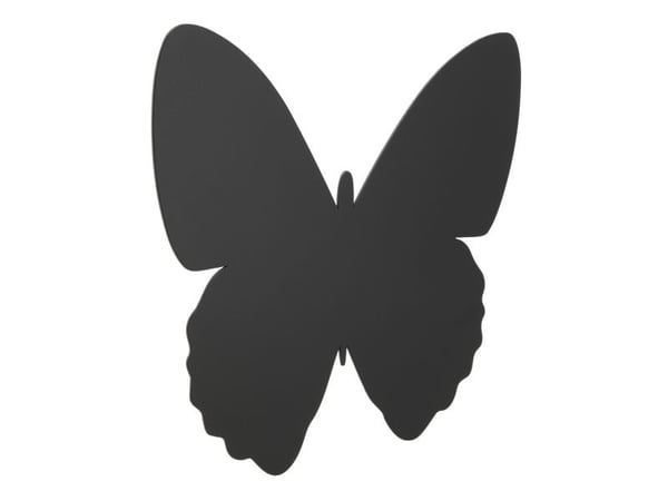 Securit FB-BUTTERFLY, 300 x 500 mm, Melamiini, Hartsi, Velcro, Musta