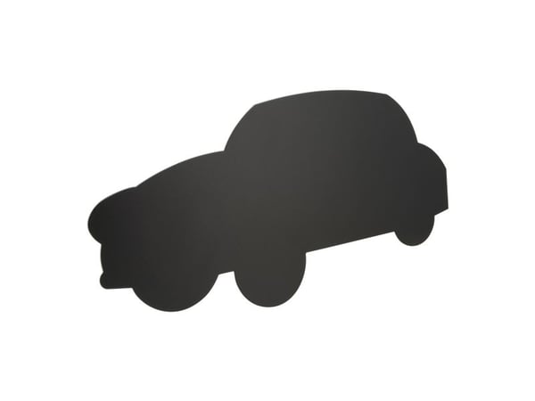 Securit FB-CAR, 300 x 500 mm, Melamiini, Hartsi, Velcro, Musta