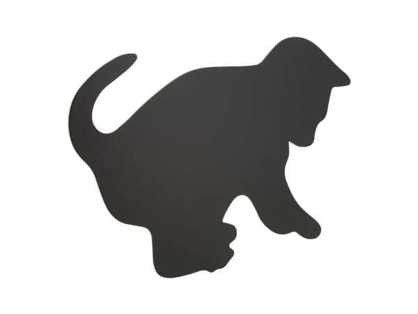 Securit FB-CAT, 300 x 500 mm, Melamiini, Hartsi, Velcro, Musta