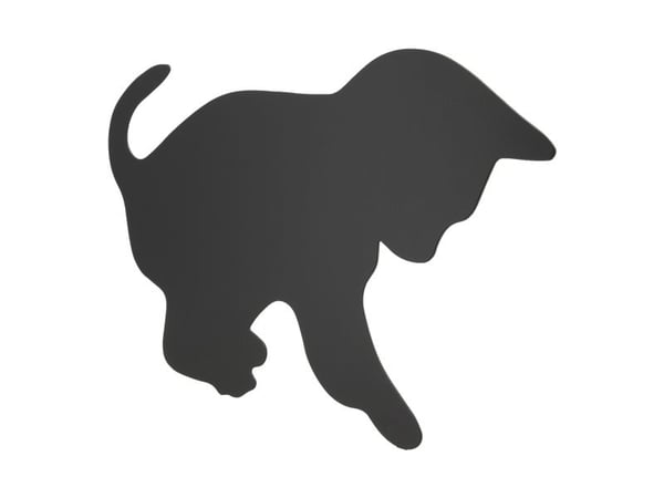 Securit FB-CAT, 300 x 500 mm, Melamiini, Hartsi, Velcro, Musta