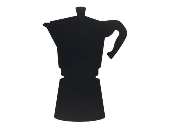 Securit FB-MOKA, 300 x 500 mm, Melamiini, Hartsi, Velcro, Musta