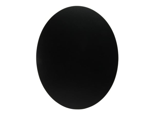 Securit FB-OVAL, 300 x 500 mm, Melamine, Harpiks, Velcro mappe, Svart