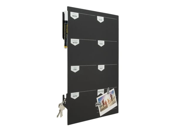 Securit FB-PLAN, Melamiini, Hartsi, Velcro, Musta