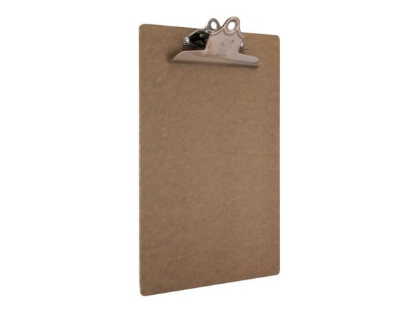 Menukortholder Securit Clipboard 23x34 cm brun,stk