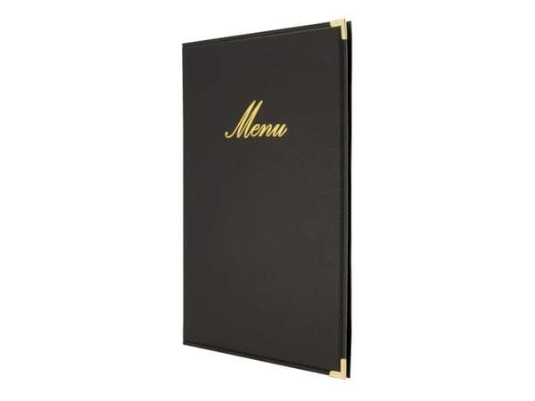 Securit® A4 CLASSIC menuomslag i sort