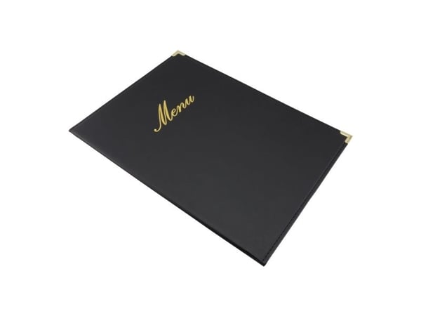Securit® A4 CLASSIC menuomslag i sort
