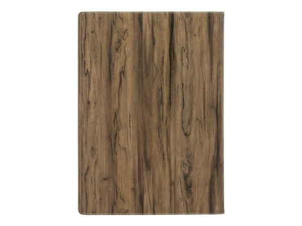 Securit MC-DRA4-WOOD, A4, Elastan, PU plastikk, Brun, Matt, Plastikk, Avrundede hjørner