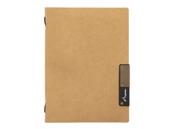 Securit® A5 NATURE menuomslag i beige
