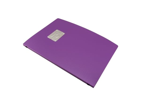 Securit® A4 RIO menuomslag med bestikdesign i violet