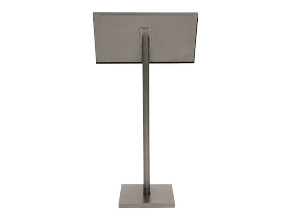 Securit® 3xA4 COATED STEEL belyst informationsdisplay