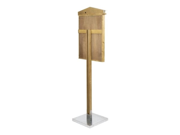Securit MCS-4A4-WLR-SET, Informasjonsvisning, Betong, Plastikk, Tre, Zink, Tre, Vertikal, 650 mm, 90 mm