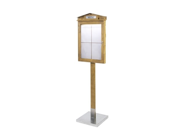 Securit MCS-4A4-WLR-SET, Informasjonsvisning, Betong, Plastikk, Tre, Zink, Tre, Vertikal, 650 mm, 90 mm