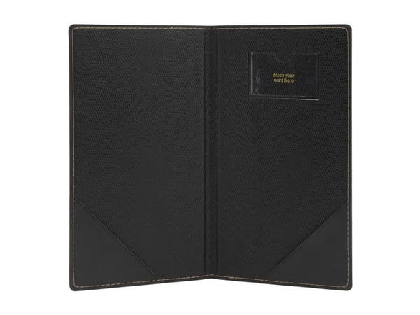 Regningsomslag Securit® TRENDY 23x13 cm sort