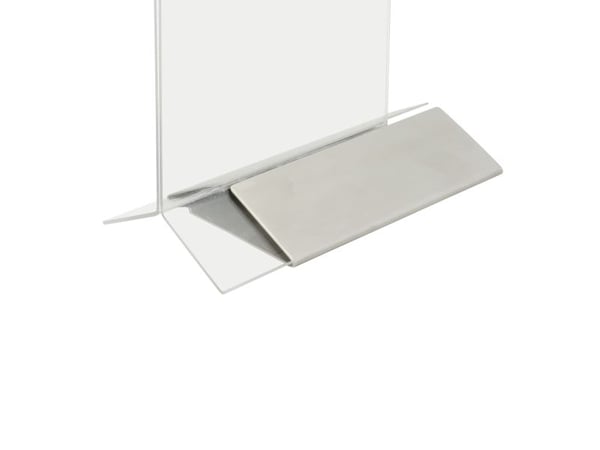 Securit® A6 display ramme i rustfrit stål