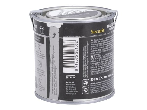Securit PNT-BL-SM, 250 ml, Svart, Flaske