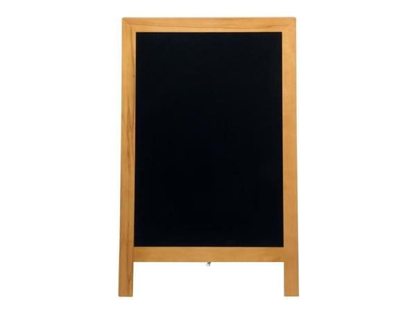 Gadeskilt Securit® Deluxe 55x85 cm teak farvet