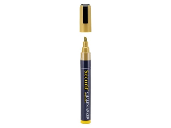 Tuschpen Securit medium 2-6 mm Guld